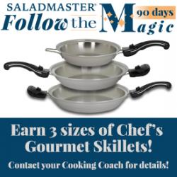 Earn 3 sizes of Chef Skillets!