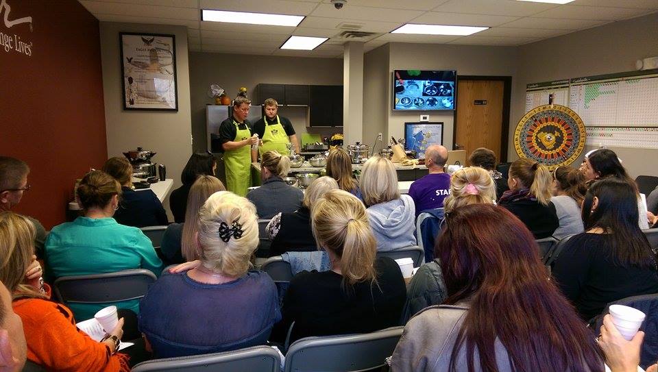 Food enthusiasts gather for nutrition education, food and fun at Healthy & Happy Cooking, an Authorized Saladmaster Dealership