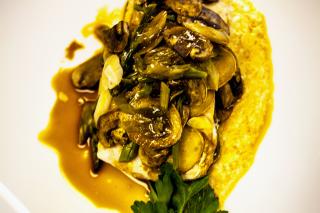 Saladmaster Recipe Sea Bass with Ginger, Mushrooms & Asparagus