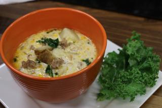 potato and sausage soup, olive garden copycat recipe