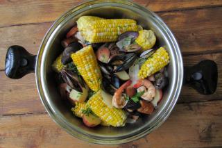 Seafood and Sausage Boil, Saladmaster recipes 