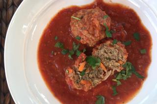 lebanese, meatballs, spaghetti