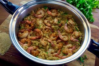 shrimp recipe, quinoa recipe, 30 minute meals