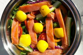 Salmon & Verduras