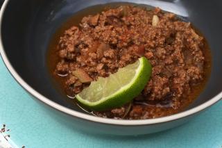 Delicious picadillo filling for savory pastries made in the Saladmaster MP5