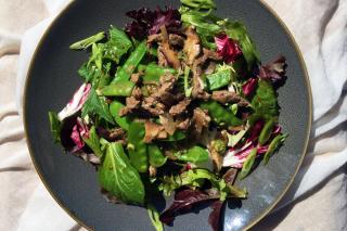 Saladmaster Recipe Shitake Beef & Snow Pea Salad Bowl
