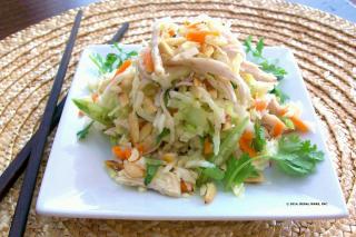 Saladmaster Recipe Shredded Chicken & Cabbage Slaw with Toasted Almonds by Cathy Vogt