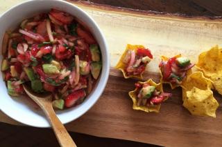 Saladmaster Recipe Strawberry, Cucumber & Avocado Salsa