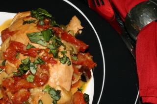 Saladmaster: Pollo Mediterráneo con Salsa de Crema de Tomates Deshidratados 