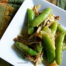 Saladmaster Recipe Lemon-Garlic Snap Peas & Mushrooms by Cathy Vogt