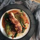 Saladmaster Recipe Miso Glazed Fish with Bok Choy