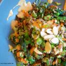 Saladmaster Recipe Vegetable Quinoa Bowl with Spicy Peanut Sauce by Cathy Vogt