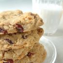 Spiced Oatmeal Cranberry Cookies
