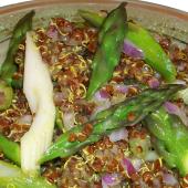 Receta Saladmaster Ensalada de Quinoa y Espárragos con Limón y Alcaparras 