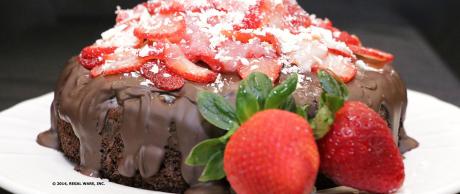 Saladmaster 316Ti Recipe Chocolate Cake with Strawberries