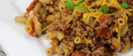 Goulash recipe, ground beef, macaroni noodles, 