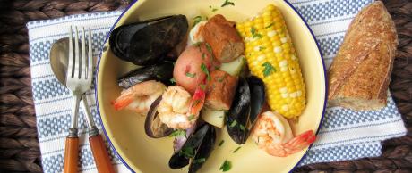 Seafood and Sausage Boil, Saladmaster recipes 