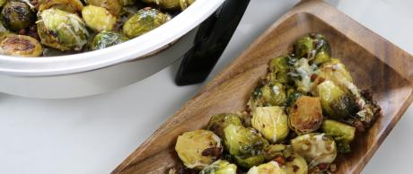 vegetable, brussels sprouts, sides, pancetta, eoc, electric skillet