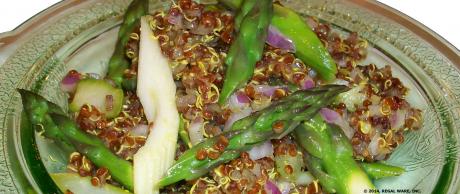 Saladmaster 316Ti Recipe Quinoa Asparagus Salad with Lemon Caper Dressing