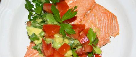 Saladmaster Recipe Salmon with Avocado Salsa