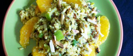 Saladmaster Recipe Curried Rice & Almond Salad by Cathy Vogt