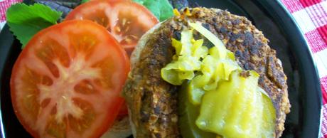 Hamburguesas de Lentejas, Champiñones y Nueces 