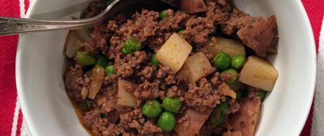 Australian recipe for savory beef mince using Saladmaster