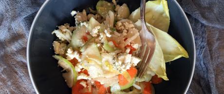 Saladmaster Recipe Shaved Vegetable & Blue Cheese Salad