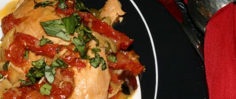 Saladmaster Healthy Solutions: Mediterranean Chicken in Sun-Dried Tomato Sauce